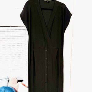 White House Black Market Jersey Knit Dress with tie NWT Size L